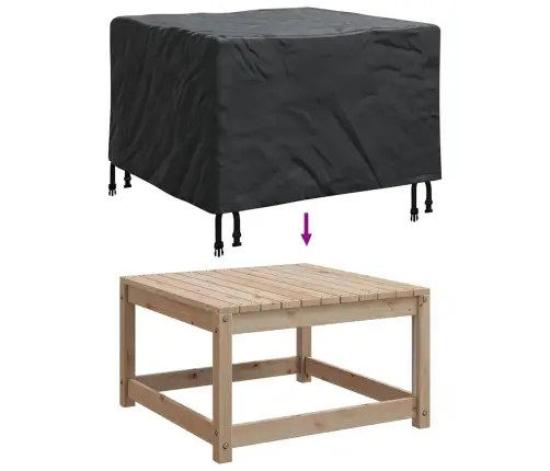 Āra Mēbeļu Pārvalks Melna 82 X 82 X 50 Cm 210D Audums Vidaxl