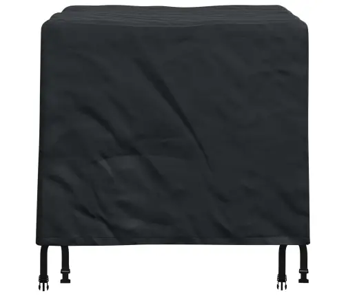 Āra Mēbeļu Pārsegs Melna 82 X 82 X 65 Cm 600D Oksforda Audums Vidaxl