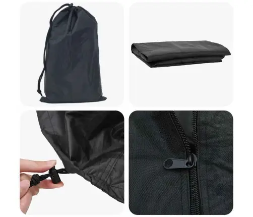 Āra Mēbeļu Pārvalks Melna 122 X 61 X 106 Cm 420D Audums Vidaxl