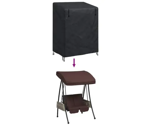 Välikiige Kate Must 120 X 90 X 155 Cm 210D Oxford Kangas