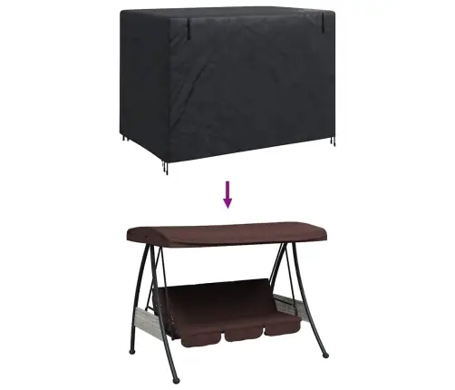 Lauko Sūpynių Uždangalas 220 X 150 X 150 Cm