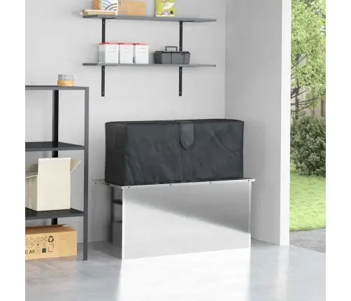 Āra Mēbeļu Pārvalks Melna 125 X 32 X 50 Cm 210D Okforda Audums Vidaxl