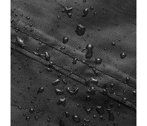 Āra Mēbeļu Pārvalks Melna 125 X 32 X 50 Cm 210D Okforda Audums Vidaxl