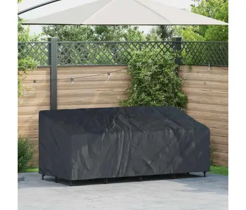 Āra Mēbeļu Pārvalks Melna 220 X 100 X 89 Cm 420D Okforda Audums Vidaxl