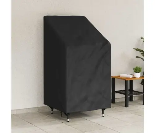 Sodo Kėdės Dangtis Juoda 70 X 70 X 85 / 125 Cm 600D Audinys