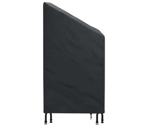 Sodo Kėdės Dangtis Juoda 70 X 70 X 85 / 125 Cm 600D Audinys