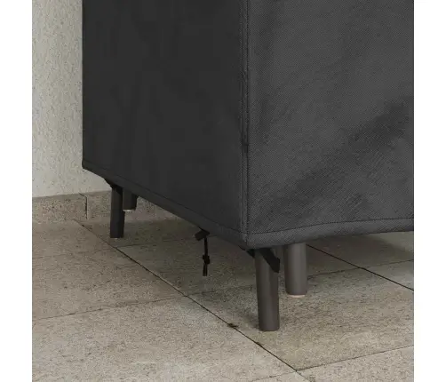 Dārza Krēsla Vāks Melna 75 X 78 X 65 / 100 Cm 210D Audums Vidaxl