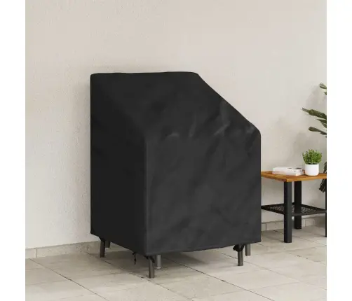 Dārza Krēsla Vāks Melna 75 X 78 X 65 / 100 Cm 420D Audums Vidaxl