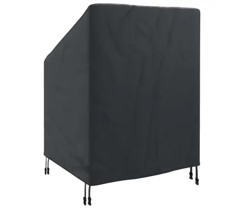 Dārza Krēsla Vāks Melna 75 X 78 X 65 / 100 Cm 420D Audums Vidaxl