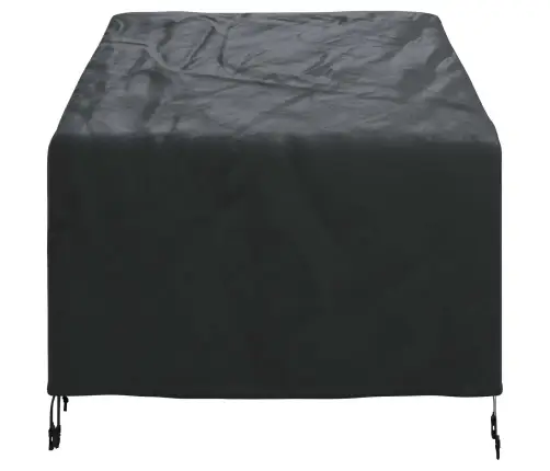 Dārza Krēsla Vāks Melna 90 X 90 X 50 / 75 Cm 420D Audums Vidaxl