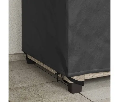 Āra Mēbeļu Pārvalks Melna 96 X 79 X 74 Cm 210D Okforda Audums Vidaxl