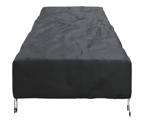 Āra Mēbeļu Pārvalks Melna 195 X 76 X 82 Cm 210D Okforda Audums Vidaxl