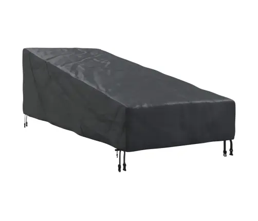 Āra Mēbeļu Pārvalks Melna 195 X 76 X 82 Cm 210D Okforda Audums Vidaxl