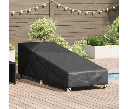 Āra Mēbeļu Pārvalks Melna 203 X 81 X 63 Cm 210D Okforda Audums Vidaxl