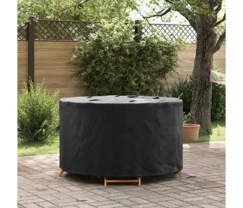 Lauko Baldų Uždangalas Juoda 102 X 102 X 71 Cm 420D Audinys