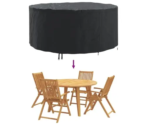 Āra Mēbeļu Pārsegs Melna 200 X 200 X 105 Cm 420D Audums Vidaxl