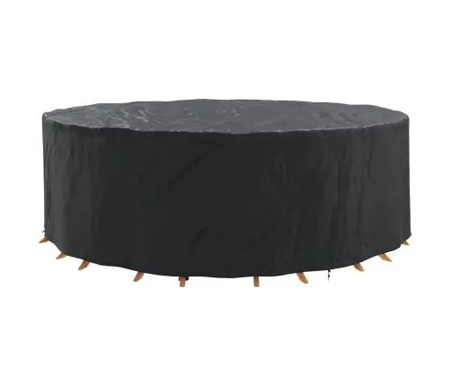 Lauko Baldų Uždangalas Juoda 279 X 279 X 105 Cm 210D Audinys