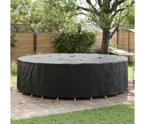 Āra Mēbeļu Pārsegs Melna 320 X 320 X 105 Cm 420D Audums Vidaxl