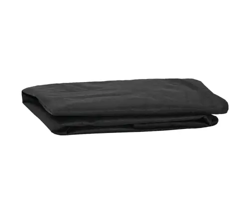 Lauko Stalo Uždangalas Juoda 102 X 102 X 10 Cm 600D Audinys
