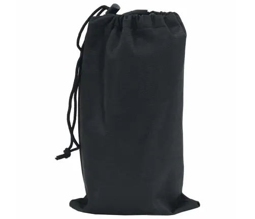 Lauko Stalo Uždangalas Juoda 102 X 102 X 10 Cm 600D Audinys