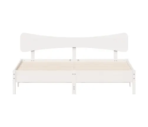 Voodiraam Ilma Madratsita, Valge, 180 X 200 cm Männipuit