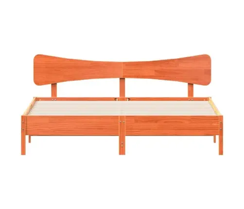 Voodiraam Ilma Madratsita, Vahapruun, 180 X 200 cm Männipuit