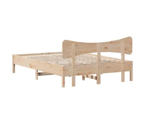 Gulta Bez Matrača, 120X190 Cm, Priedes Masīvkoks Vidaxl