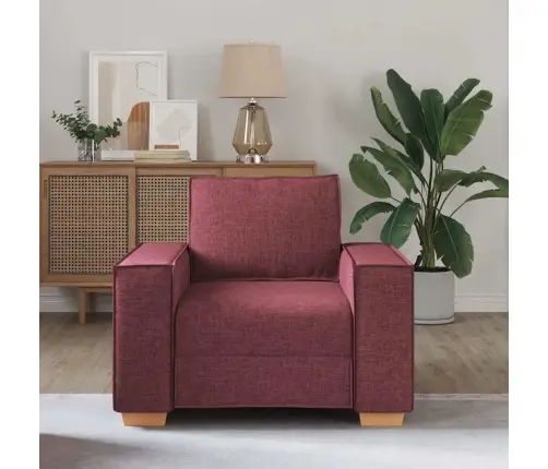 Dīvāns, Krēsls, Vīna Sarkans, 60 Cm, Audums Vidaxl