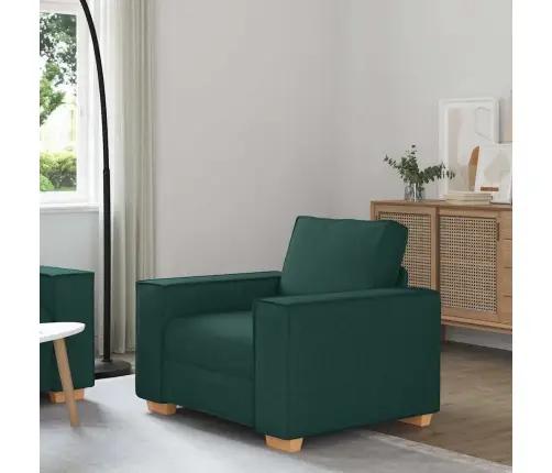 Sofa-Kėdė, Tamsiai Žalia, 60 cm Audinys