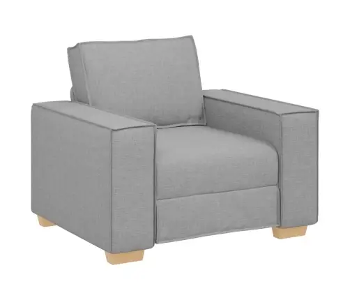 Dīvāns, Krēsls, Mākoņu Pelēks, 60 Cm, Audums Vidaxl