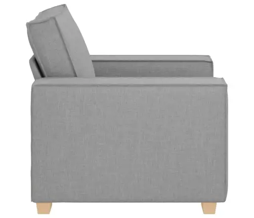 Dīvāns, Krēsls, Mākoņu Pelēks, 60 Cm, Audums Vidaxl