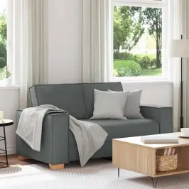 Kahekohaline Diivan, Tumehall, 120 cm Kangas