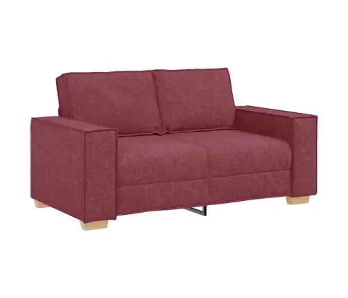 Dvivietė Sofa, Vyno Raudonumo, 160X78X84 cm Audinys