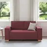 Dvivietė Sofa, Vyno Raudonumo, 160X78X84 cm Audinys