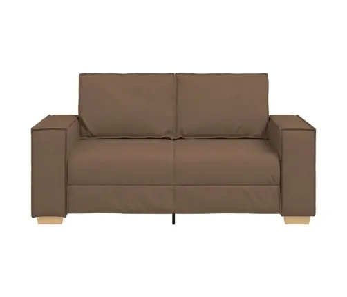 Divvietīgs Dīvāns, Brūns, 120 Cm, Audums Vidaxl