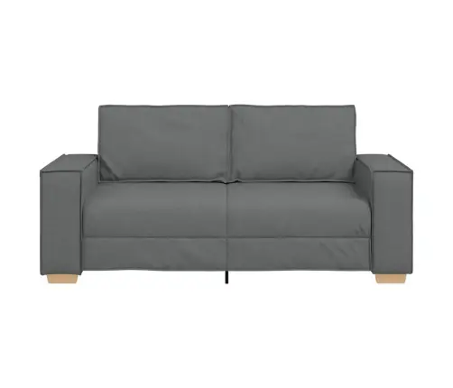 Dvivietė Sofa, Tamsiai Pilka, 140 cm Audinys