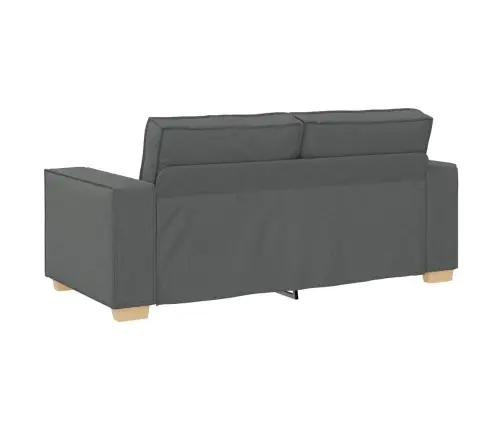 Dvivietė Sofa, Tamsiai Pilka, 140 cm Audinys