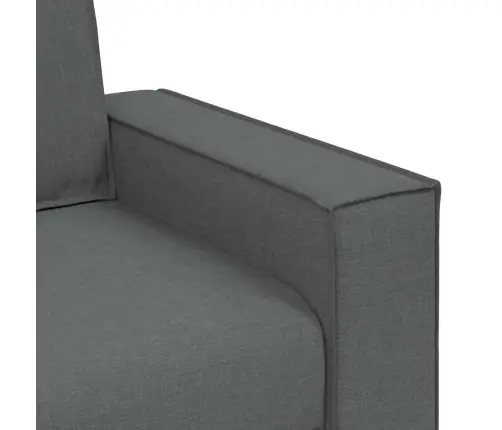 Dvivietė Sofa, Tamsiai Pilka, 140 cm Audinys