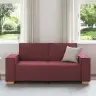 Dvivietė Sofa, Vyno Raudonumo, 140 cm Audinys