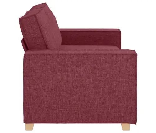Dvivietė Sofa, Vyno Raudonumo, 140 cm Audinys