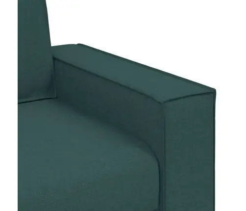 Divvietīgs Dīvāns, Tumši Zaļš, 140 Cm, Audums Vidaxl