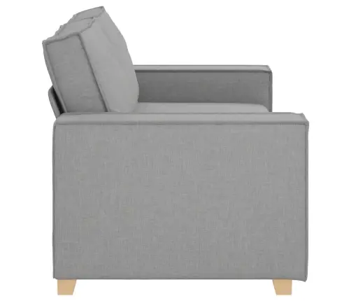 Divvietīgs Dīvāns, Mākoņpelēks, 140 Cm, Audums Vidaxl