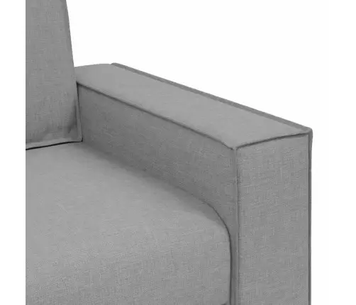 Divvietīgs Dīvāns, Mākoņpelēks, 140 Cm, Audums Vidaxl