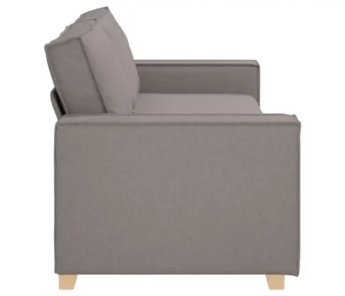 Trīsvietīgs Dīvāns, Pelēkbrūns, 180 Cm, Audums Vidaxl