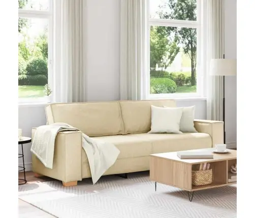 Sofa Kreminė 220 X 78 X 84 Cm Audinys