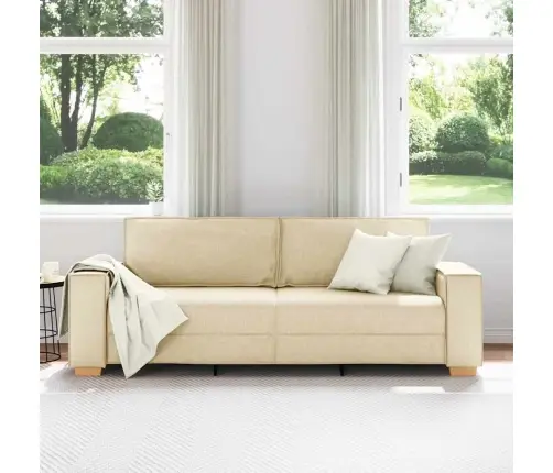 Sofa Kreminė 220 X 78 X 84 Cm Audinys