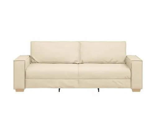 Sofa Kreminė 220 X 78 X 84 Cm Audinys