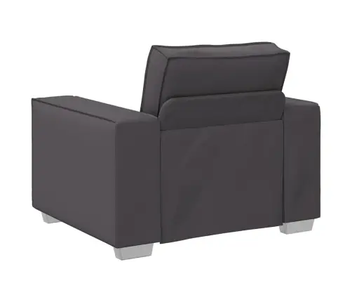 Dīvāna Krēsls Pelēks 59 Cm Mākslīgā Āda Vidaxl