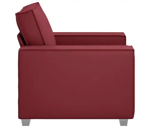 Dīvānkrēsls Ar Spilvenu Vīnsarkans 99 X 78 X 84 Cm Mākslīgā Āda Vidaxl Dīvānkrēsls Ar Spilvenu Vīnsarkans 99 X 78 X 84 Cm Mākslīgā Āda Vidaxl