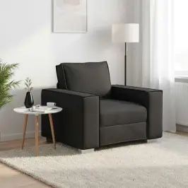 Dīvāns Melna 99 X 78 X 84 Cm Audums Vidaxl